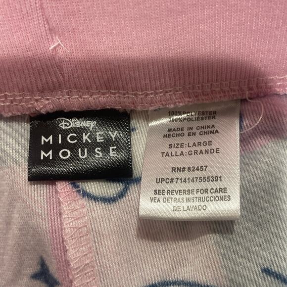 Disney Pink Mickey Minnie Pajama Pants - Picture 9 of 9